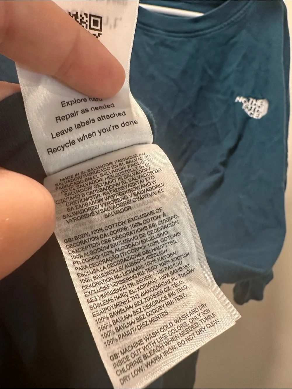 The North Face Men's Short Sleeve Tee in Teal